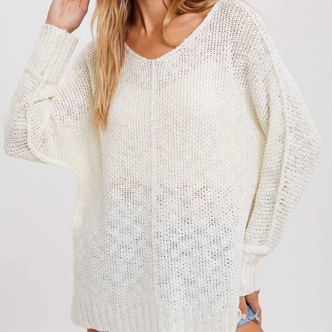 Reverse Seam Sweater