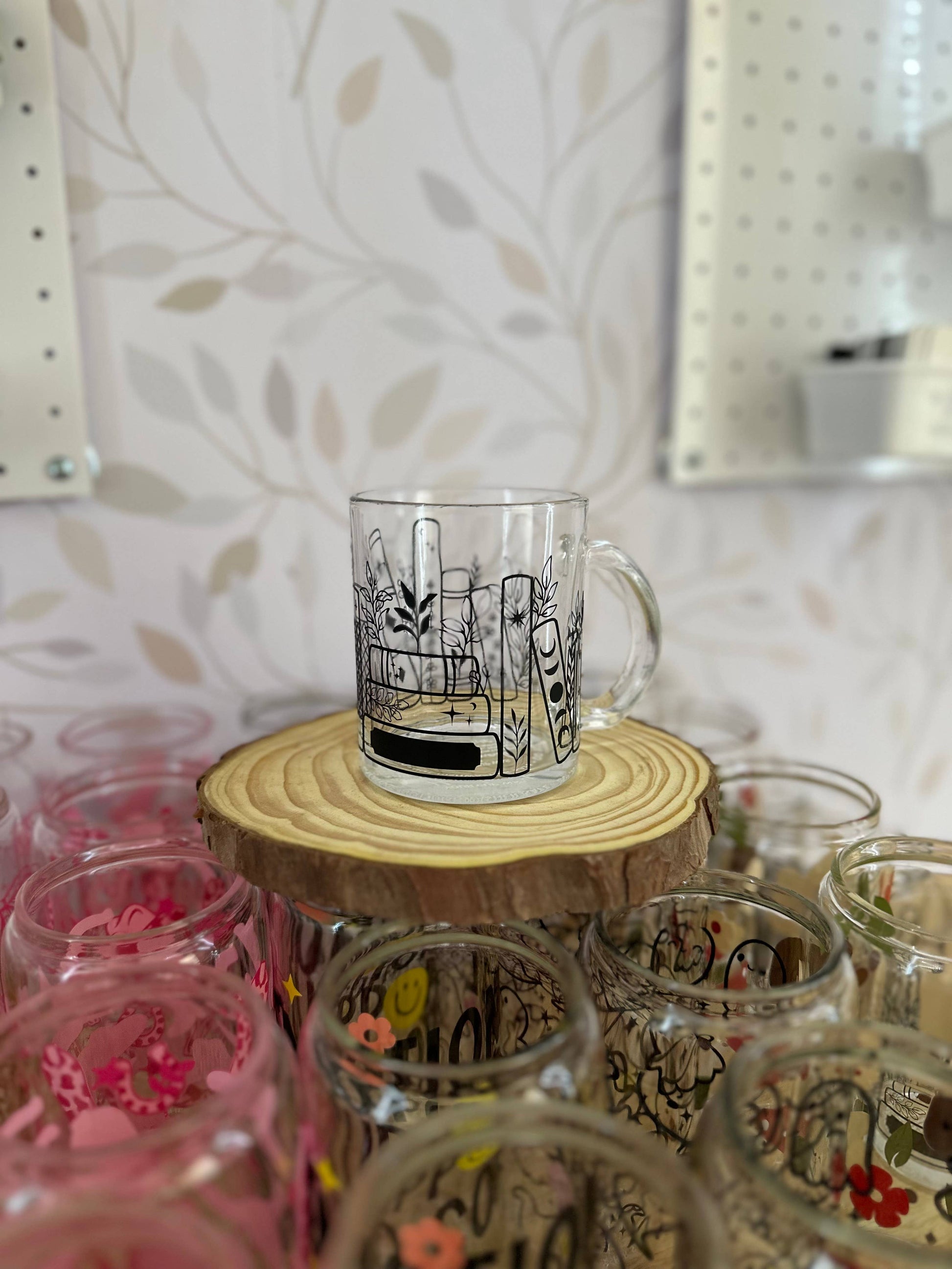 Floral Books Mug