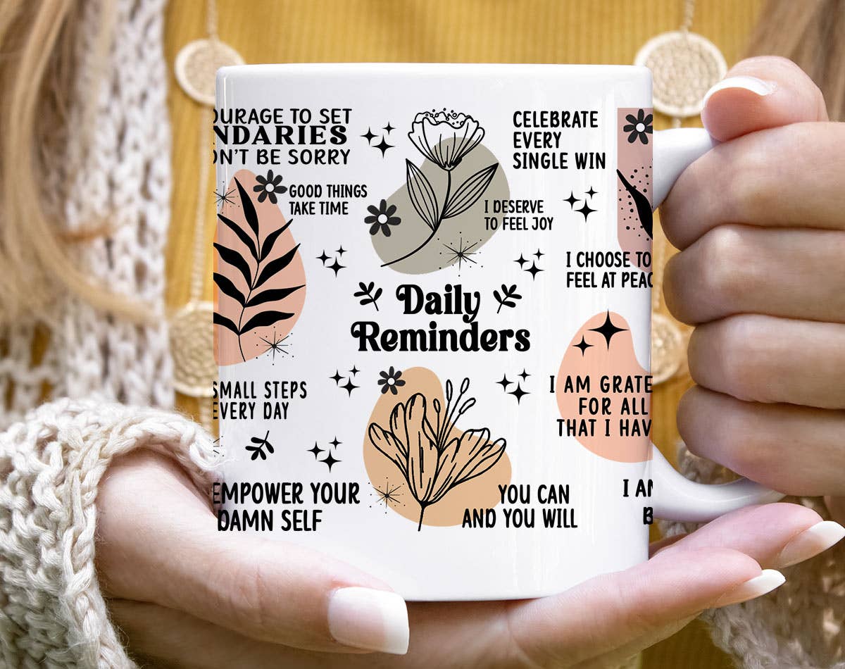 Daily Reminders Mug