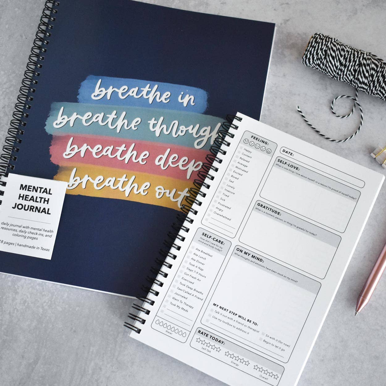 Breathe In, Breathe Out: Mental Health Journal