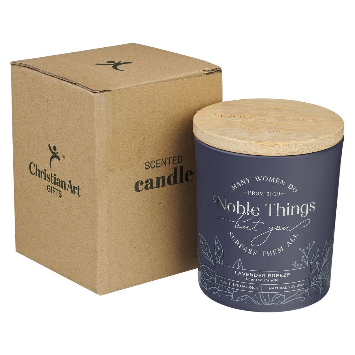 Noble Things, Proverbs 31:29 Candle