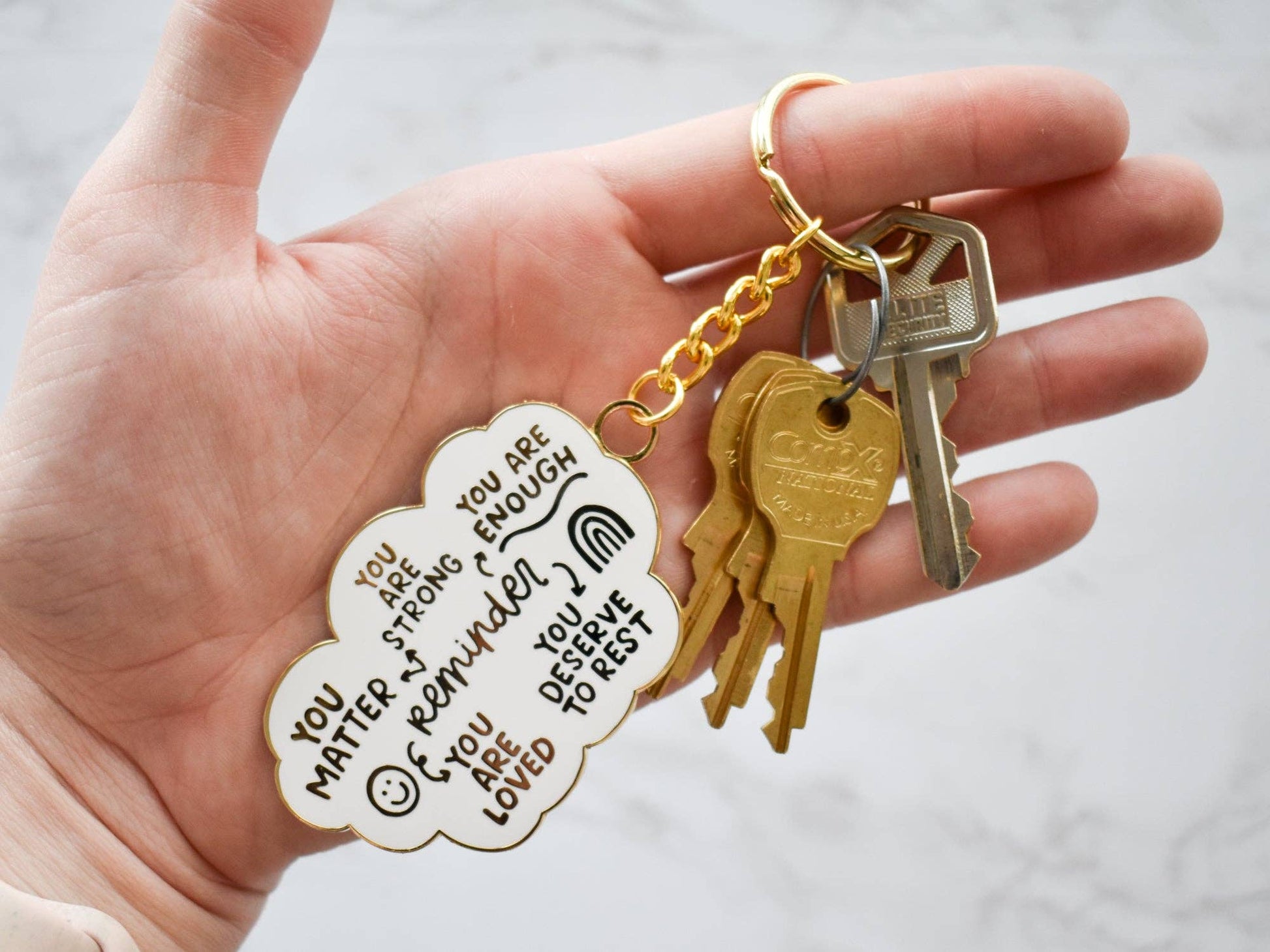 Affirmations Keychain