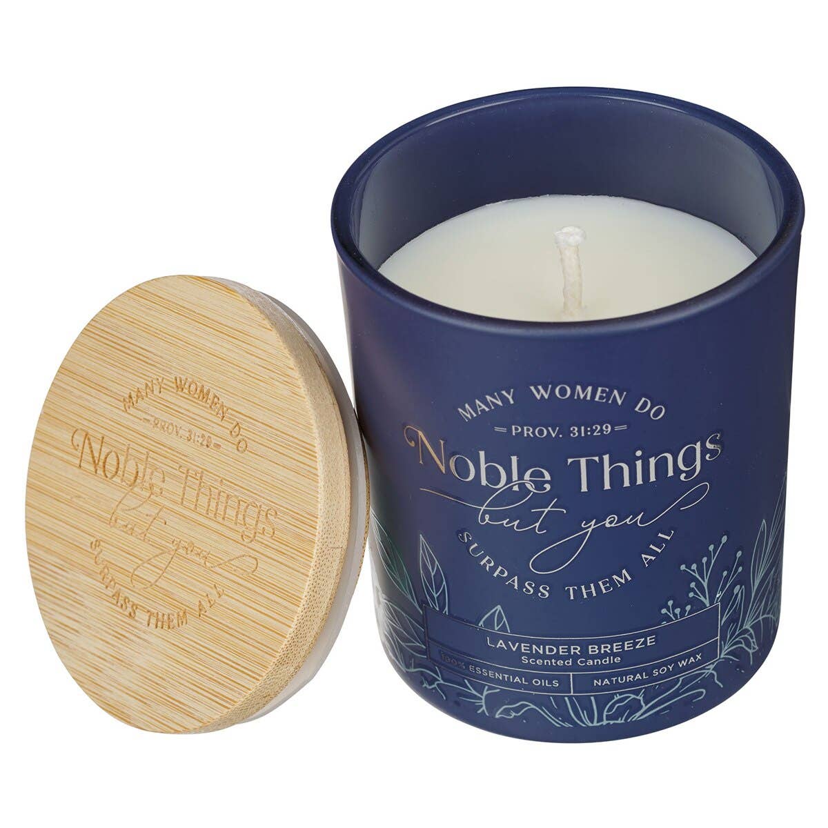 Noble Things, Proverbs 31:29 Candle