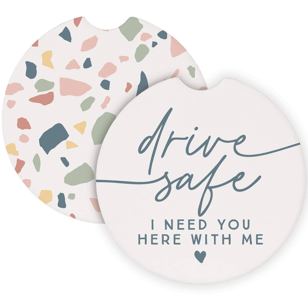 Drive Safe Car Coasters