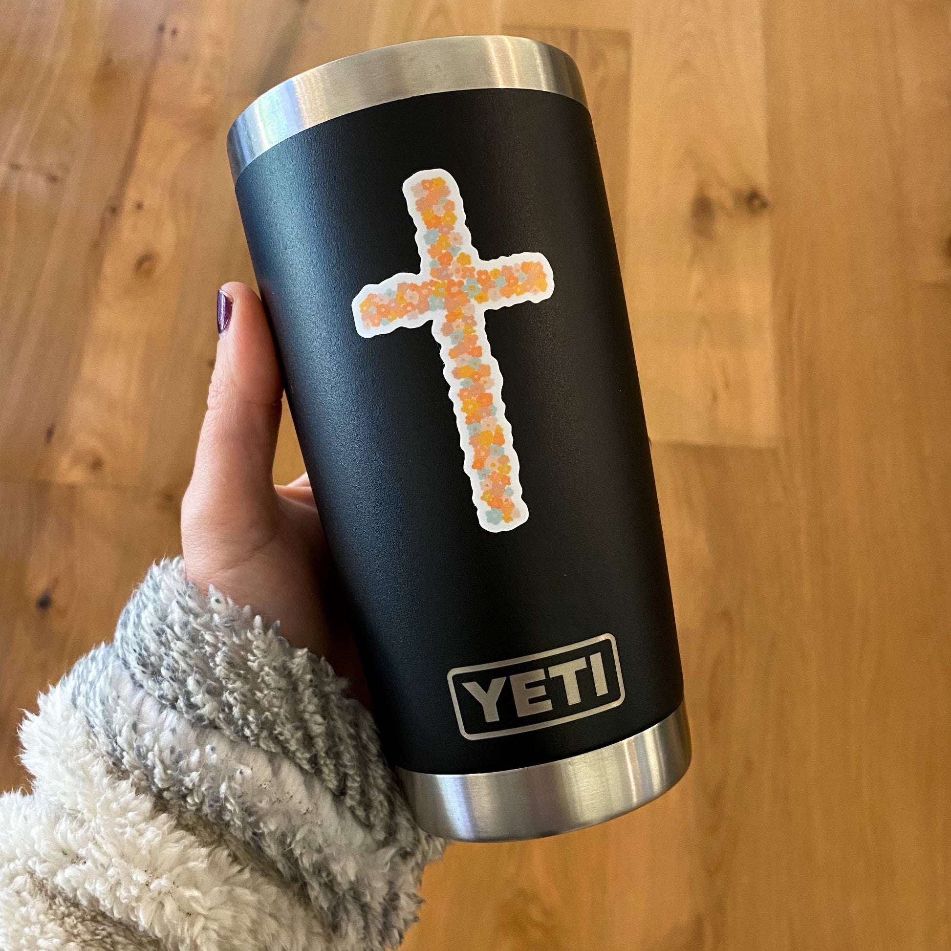 Cross Sticker