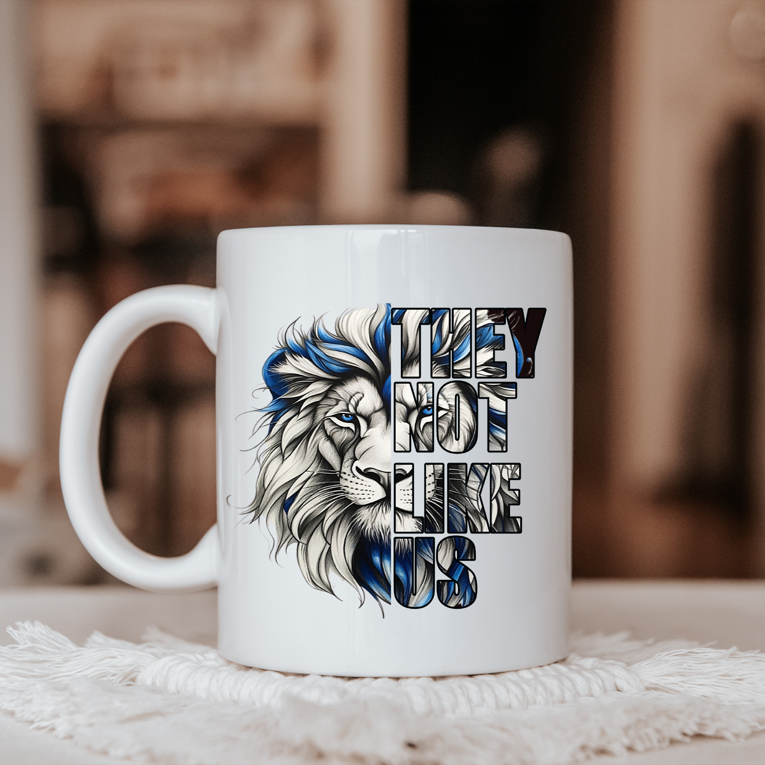 They Not like Us Lions Mug