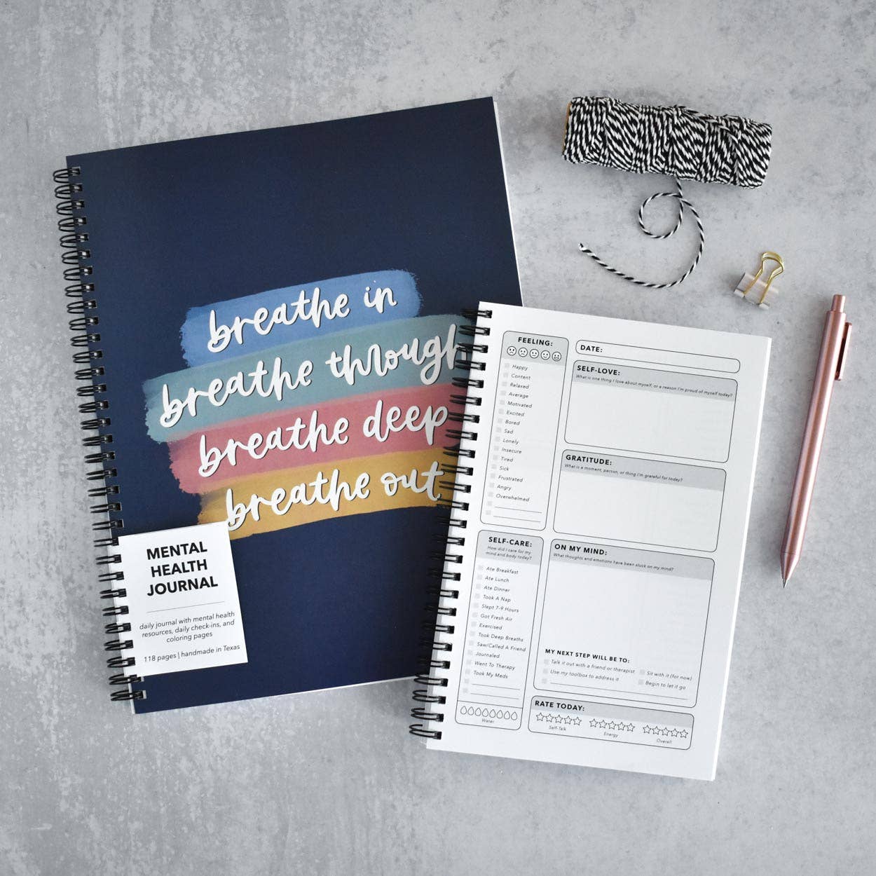 Breathe In, Breathe Out: Mental Health Journal