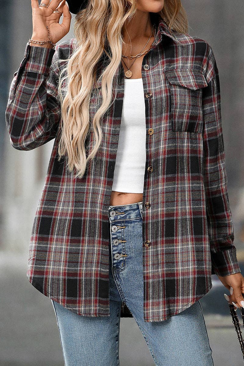 Plaid Button Down Shirt