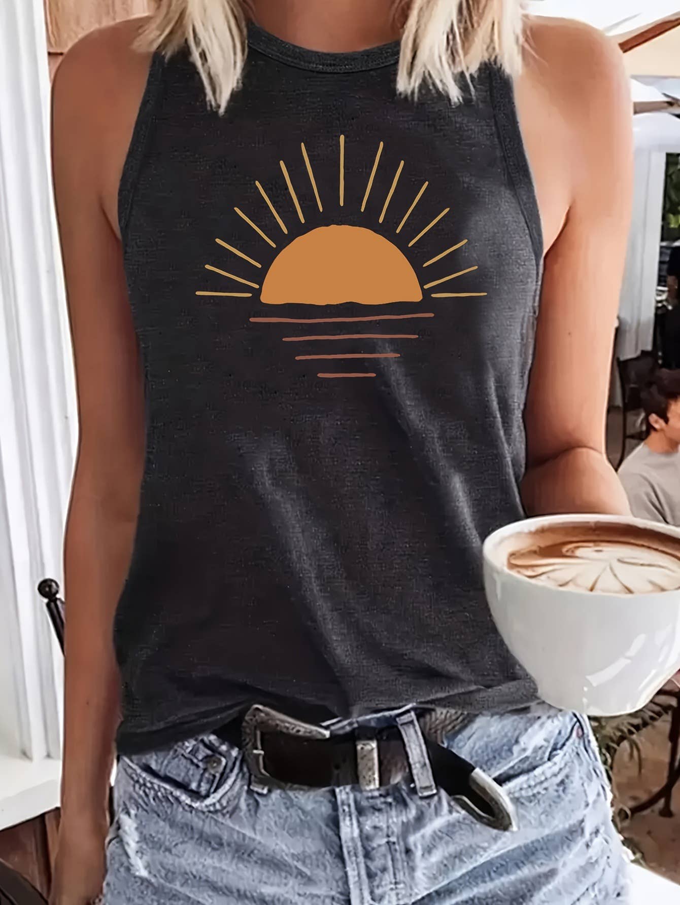 The Set + Rise Muscle Tee