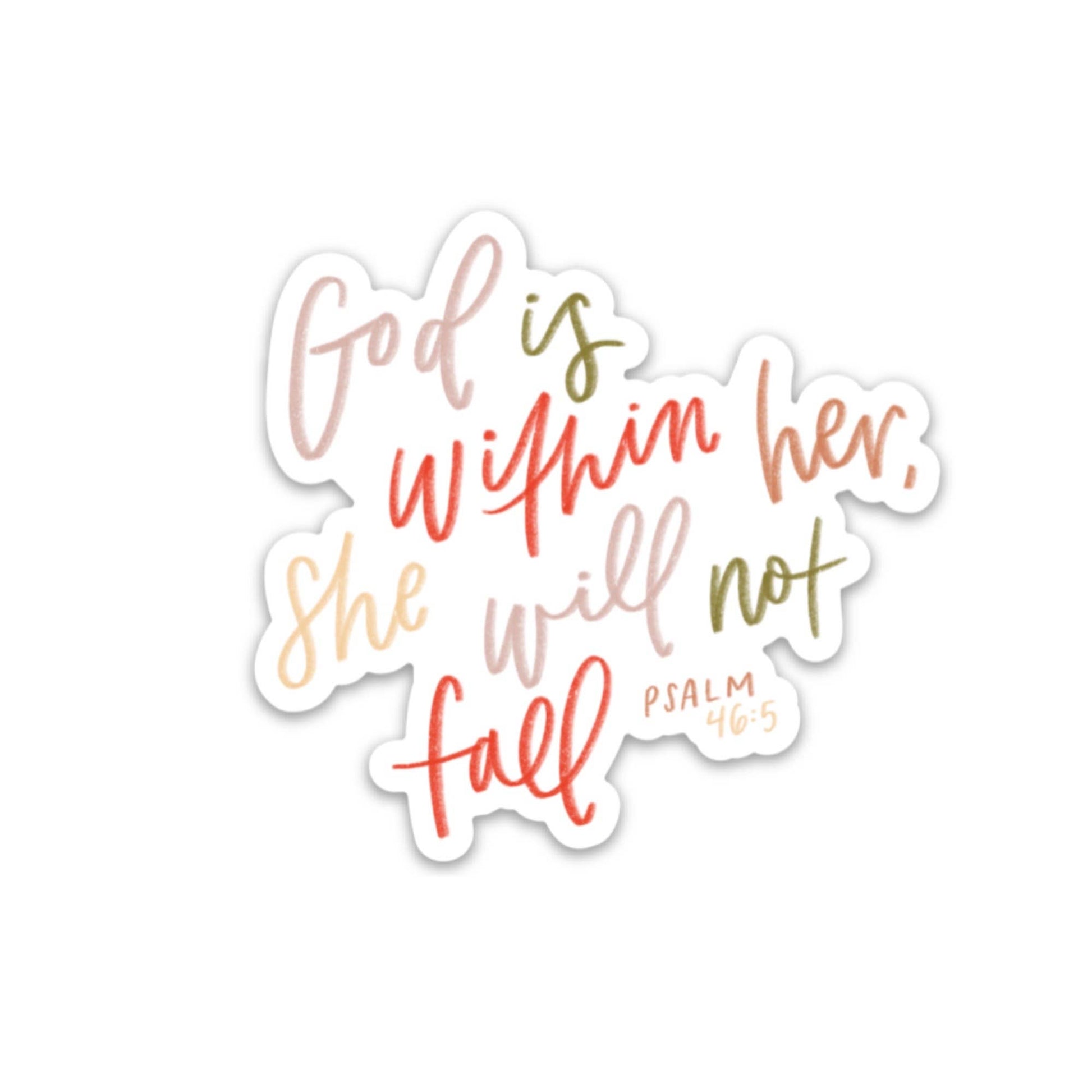 Psalm 46:5 Sticker