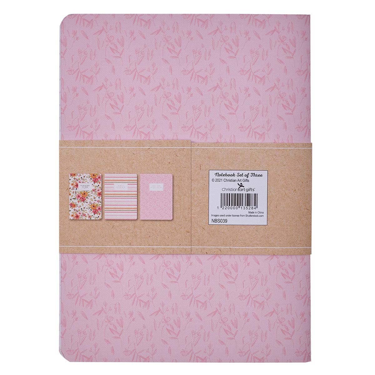 He Leads Me Notebook Set