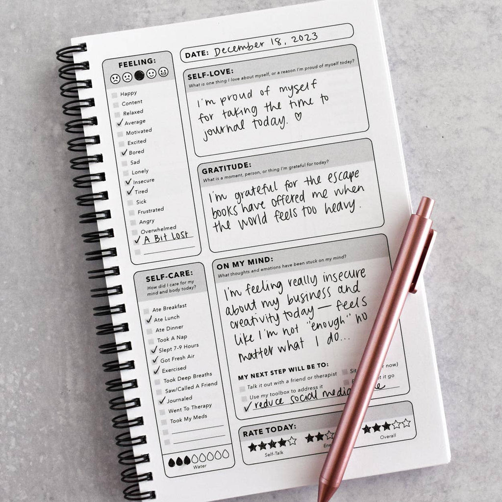 Breathe In, Breathe Out: Mental Health Journal