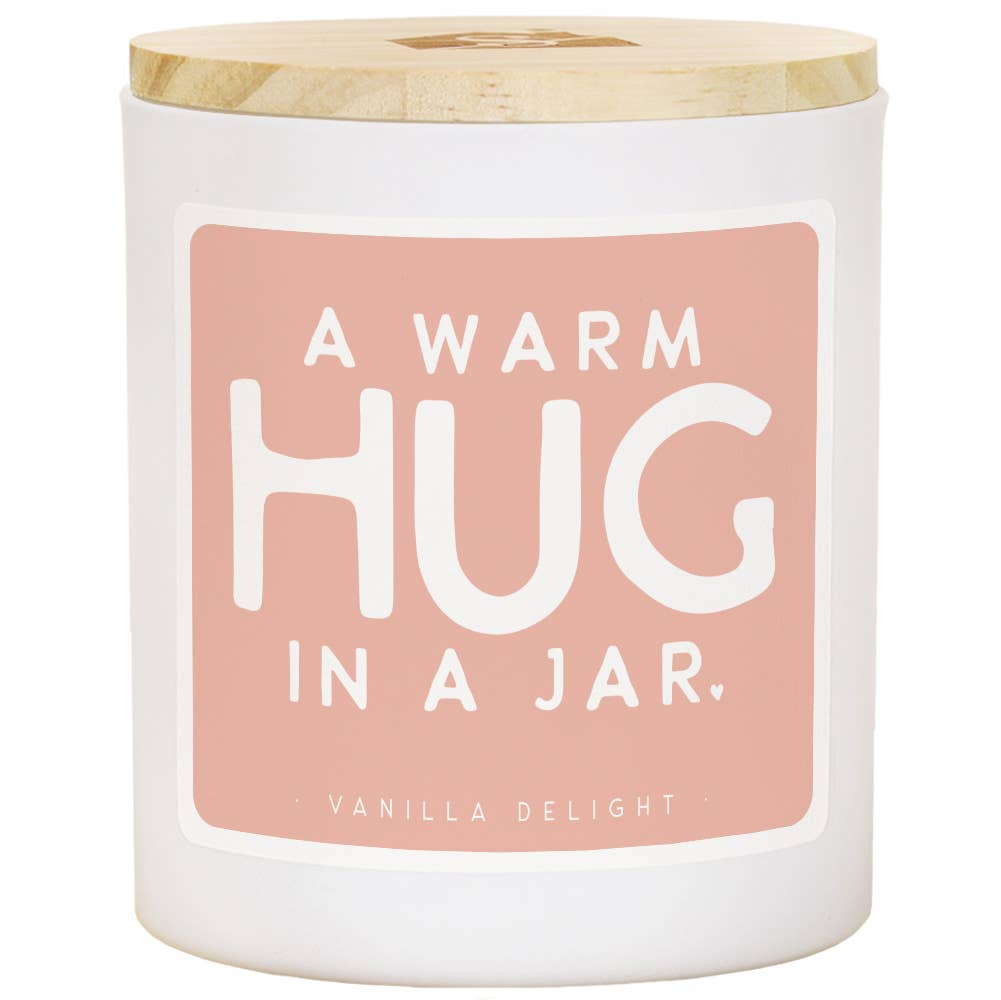 A Warm Hug in a Jar Candle