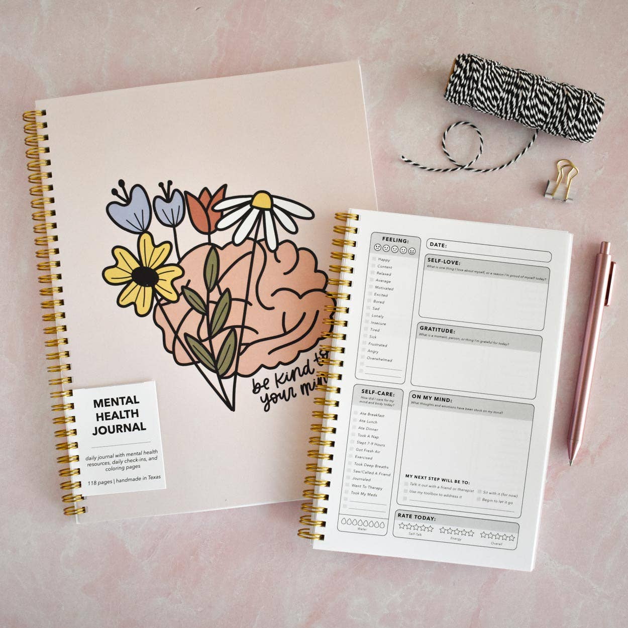 Be Kind to Your Mind: Mental Health Journal