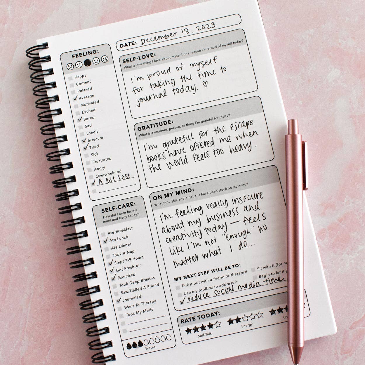 Be Kind to Your Mind: Mental Health Journal