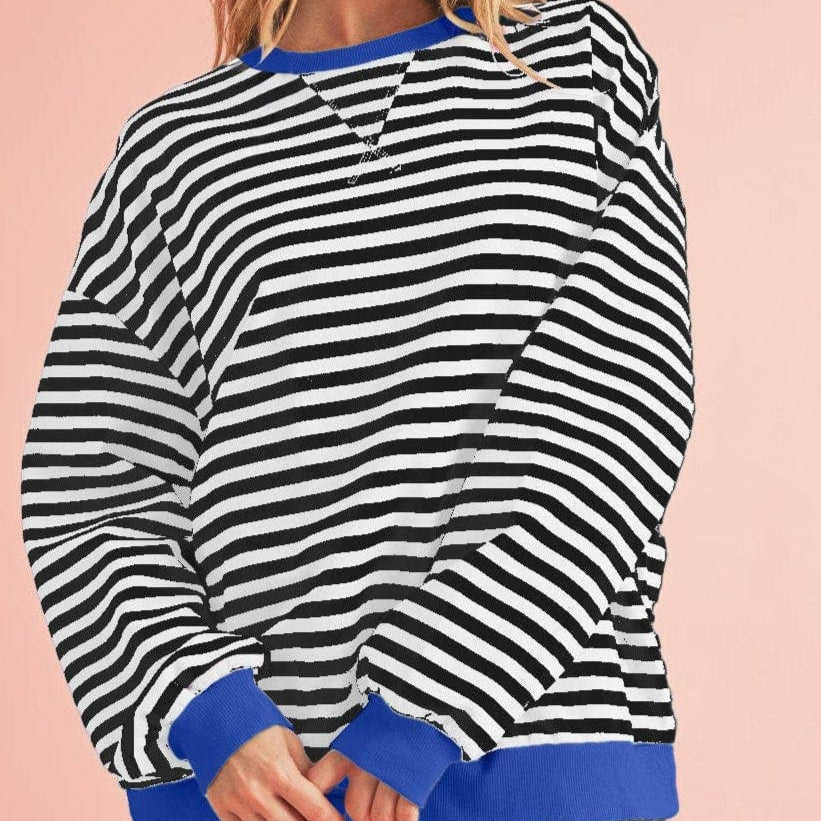 Striped Oversized Pullover